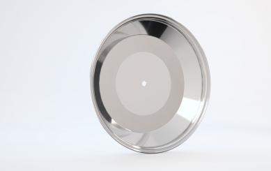 undrilled 2 x 19" Radinox outer slant lip 