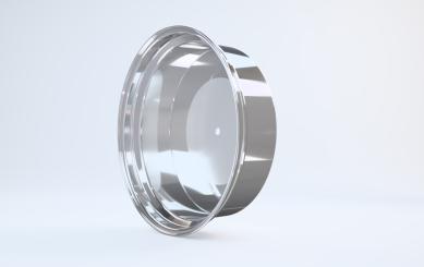 undrilled 20" Radinox outer lip 